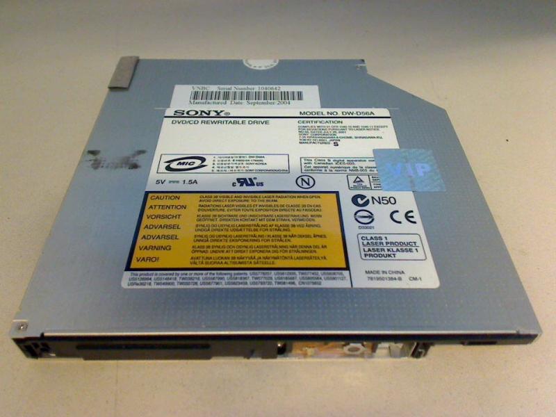 DVD/CD Brenner DW-D56A ohne Blende Sony VGN-A217M PCG-8R1M