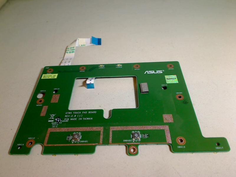 Touchpad Switch Schalter Board & Kabel Cable Asus G70S