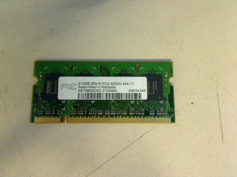 512MB DDR2 PC2-4200S SODIMM RAM Arbeitsspeicher STEG Arima W622-DCX