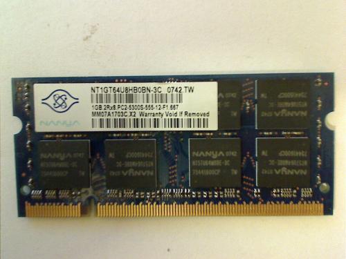 1GB Ram Arbeitsspeicher DDR2 PC2-5300 Nanya Apple MacBook Pro 15"