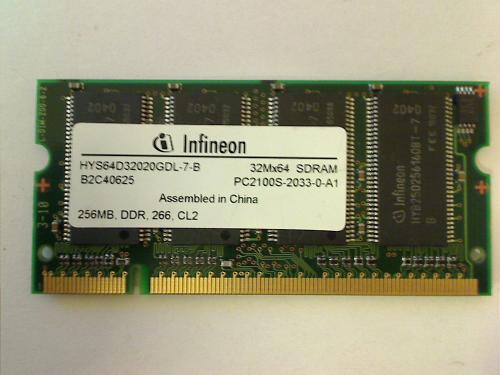 256MB DDR 266 Infineon Ram Arbeitsspeicher Sony PCG-9P8M PCG-K115S