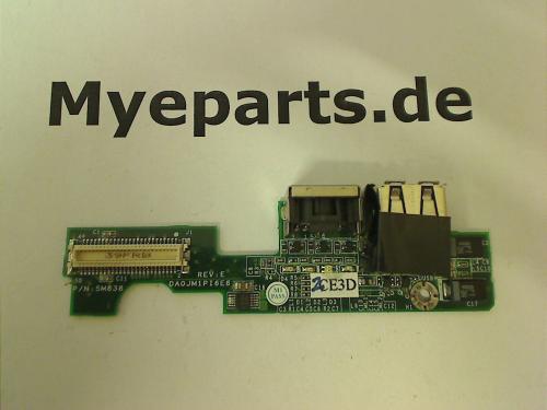 USB Port Buchse PS2 Board Karte Modul Dell PP05L D600 -3