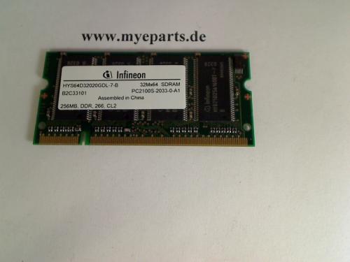 256MB DDR 266 PC2100 Infineon SODIMM Ram Arbeitsspeicher Dell C840 PP01X