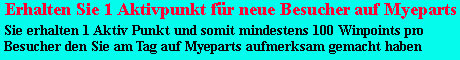 Neue Kunden Werben auf Myeparts.de