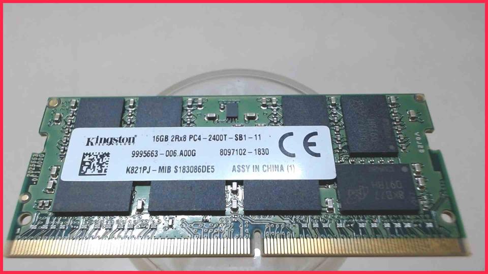 16GB DDR4 Arbeitsspeicher RAM Kingston PC4-2400T-SB1-11 Precision 7520 P53F -2