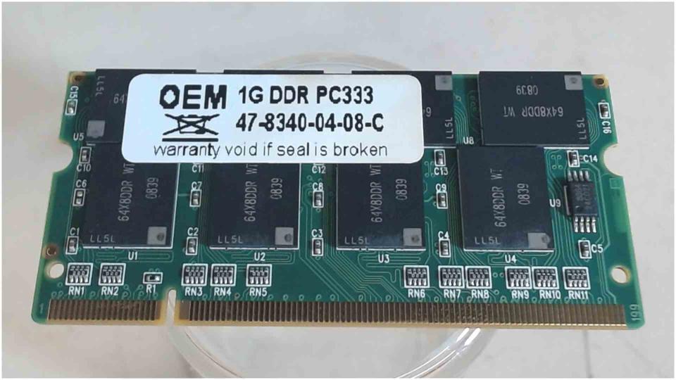 1GB DDR Arbeitsspeicher RAM OEM PC333 SODIMM Amilo A1650G MS2174 -3