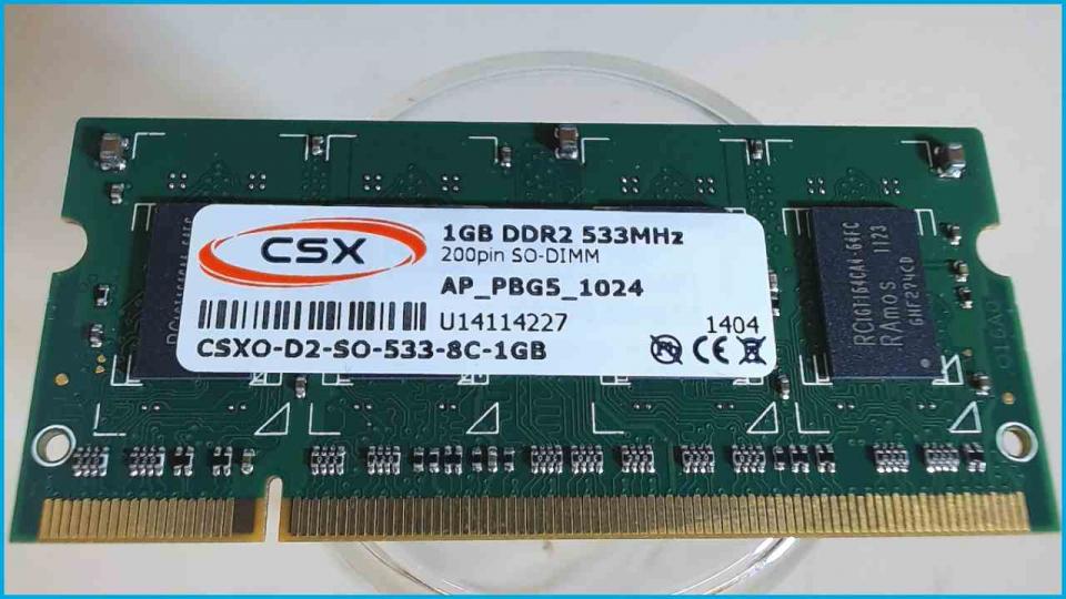1GB DDR2 Arbeitsspeicher RAM CSX 533MHz AP_PBG5_1024 Asus X51H