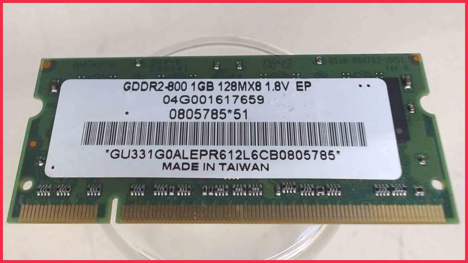 1GB DDR2 Arbeitsspeicher RAM GDDR2-800 128MX8 1.8V EP Asus X73S