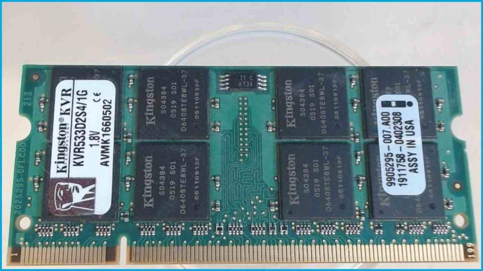1GB DDR2 Arbeitsspeicher RAM Kingston KVR PC2-4200 533 Acer TravelMate 8100 ZF1
