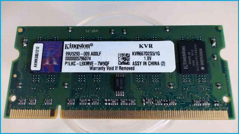 1GB DDR2 Arbeitsspeicher RAM Kingston KVR667D2S5/1G HP Compaq nc6220