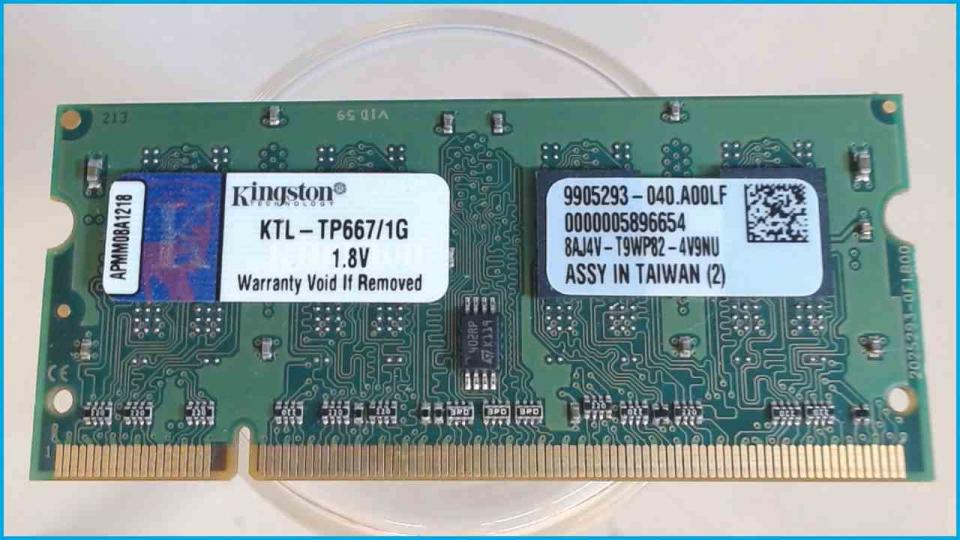 1GB DDR2 Arbeitsspeicher RAM Kingston PC2-5300 667 Tecra A8 PTA83E