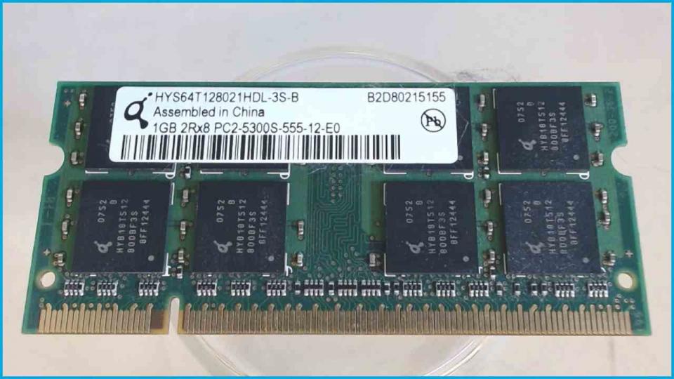 1 GB DDR2 RAM RAM PC2-5300S-555-12-E0 Terra Mobile 8411 EAA-89 - Zdjęcie 1 z 1