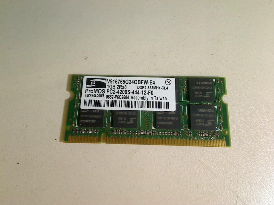 1GB DDR2 Arbeitsspeicher RAM ProMOS PC2-4200S-444-12-F0 Gateway S8A