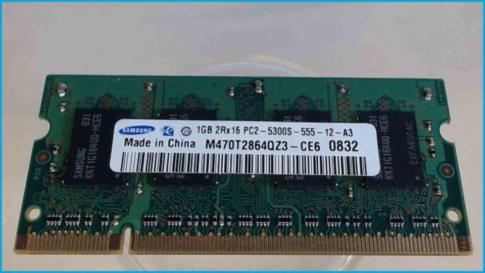 1GB DDR2 Arbeitsspeicher RAM Samsung PC2-5300S-555-12-A3 Satellite L300D-21L