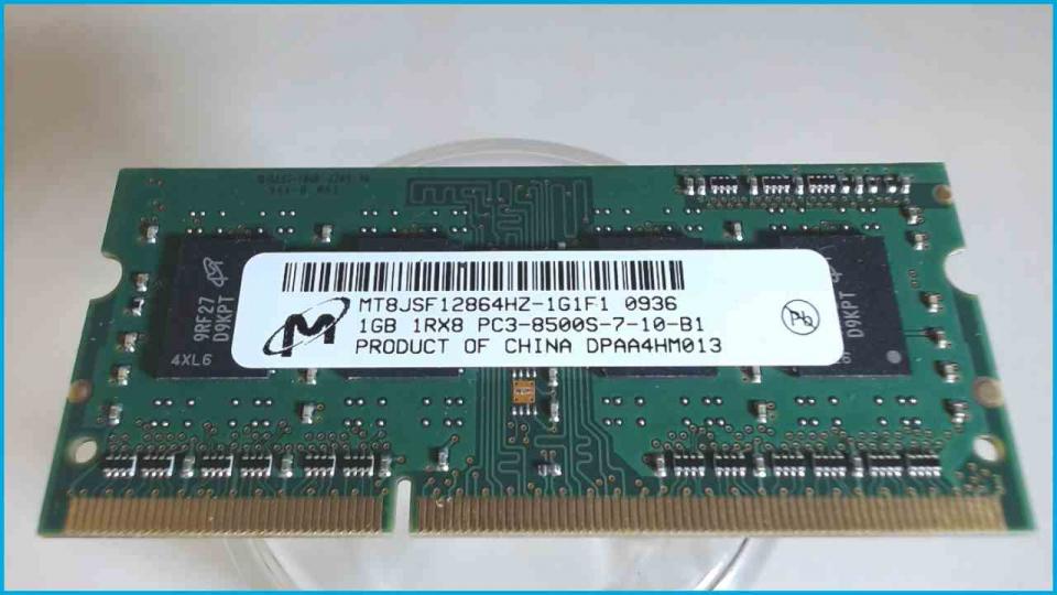 1GB DDR3 Arbeitsspeicher RAM MT PC3-8500S Packard Bell Easynote P7YS0 LS11HR