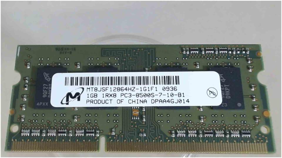 1GB DDR3 Arbeitsspeicher RAM PC3-8500S-7-10-B1 Lenovo G550 2958 -3