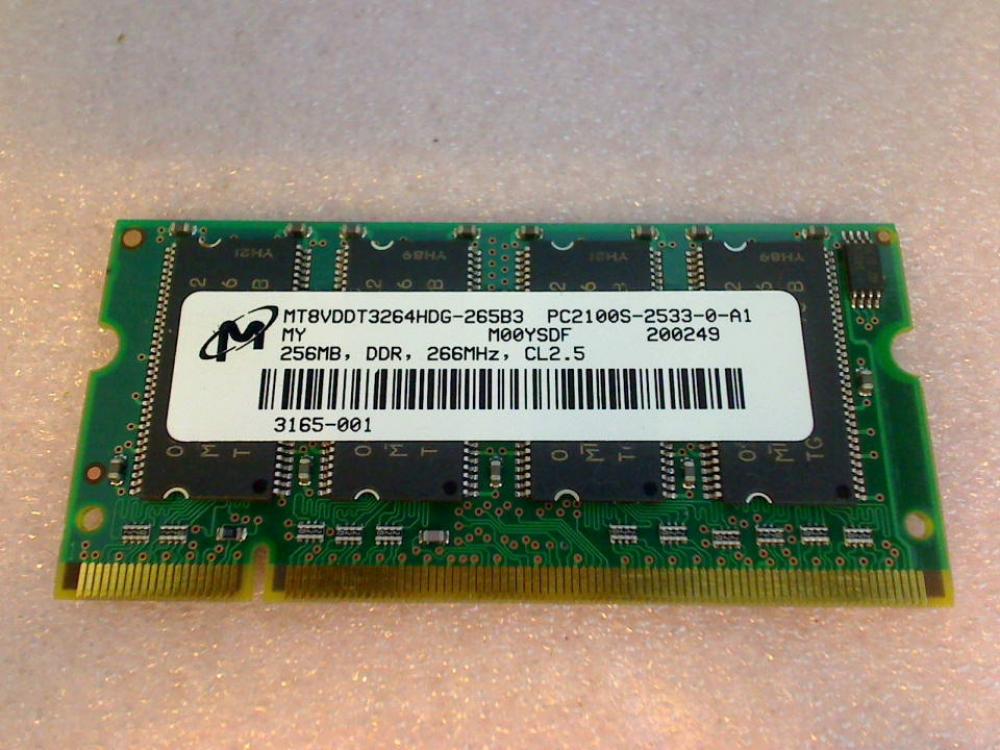 256MB RAM Arbeitsspeicher DDR 266MHz PC2100S HP ze4292 ze4200
