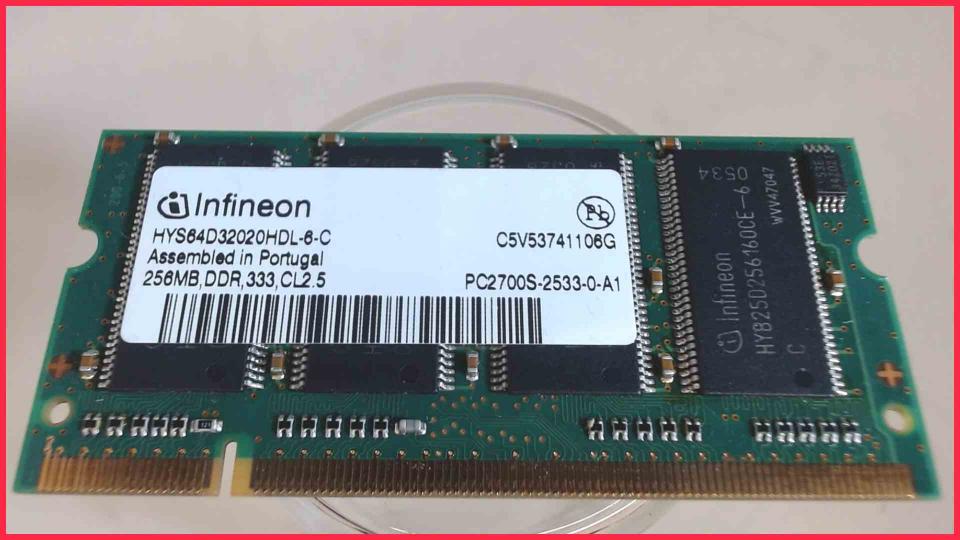 256MB RAM Arbeitsspeicher DDR 333 Infineon PC2700S Schneider Winbook 8317