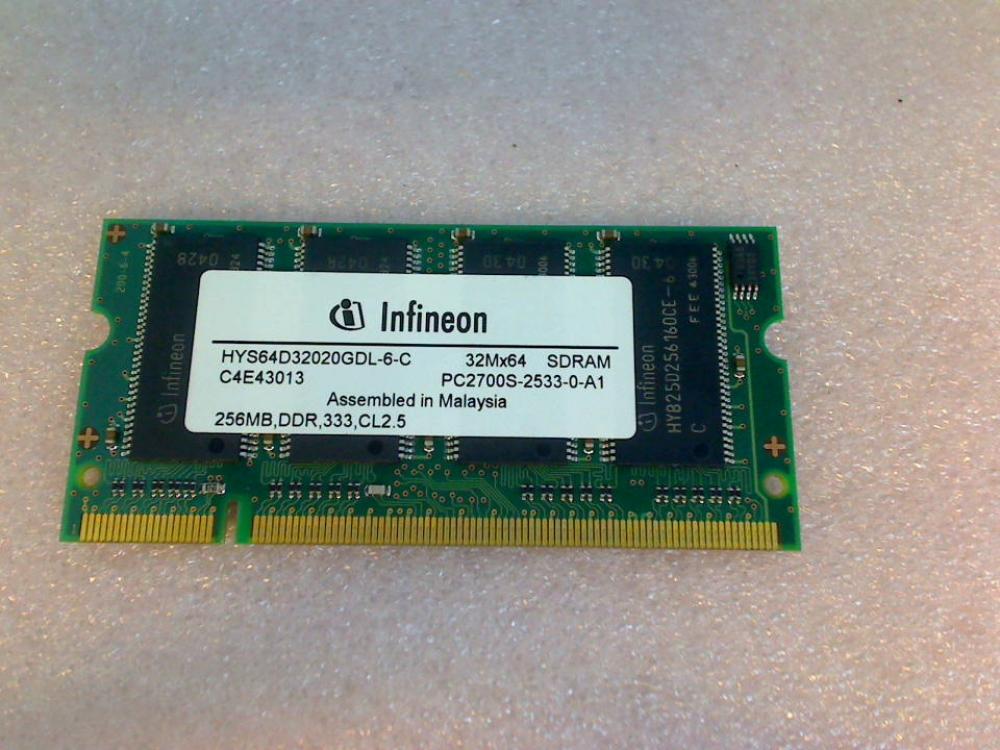 256MB RAM Arbeitsspeicher DDR 333 PC2700S-2533-0-A1 Acer TravelMate 4000 4001LMi