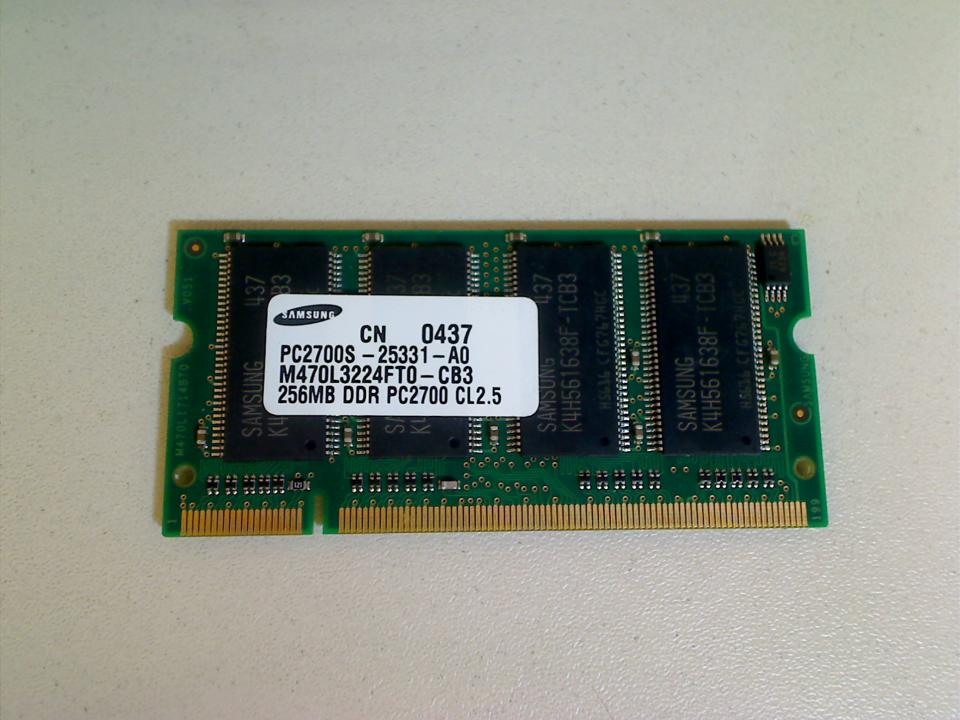 256MB RAM Arbeitsspeicher PC2700S-25331-A0 Samsung