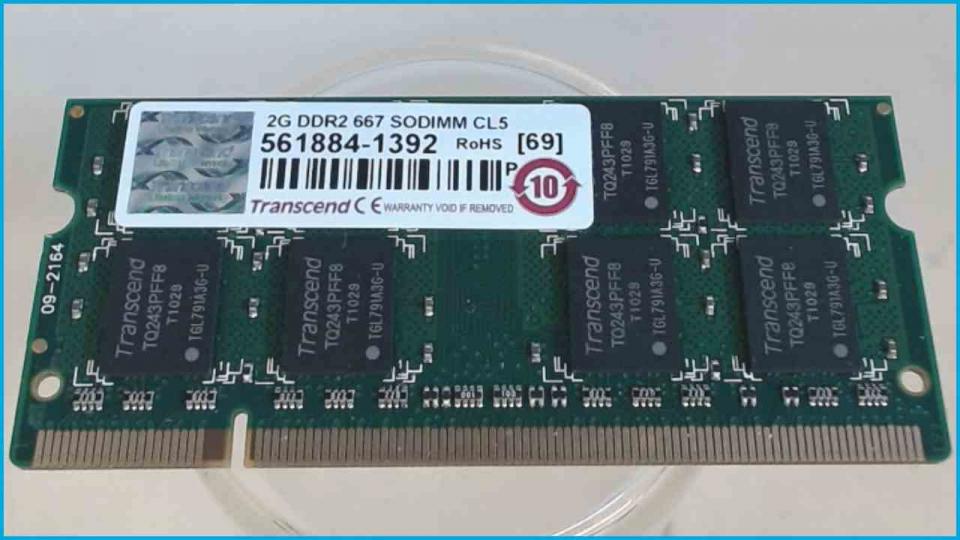 2GB DDR2 Arbeitsspeicher RAM 667 SODIMM CL5 Inspiron 1520