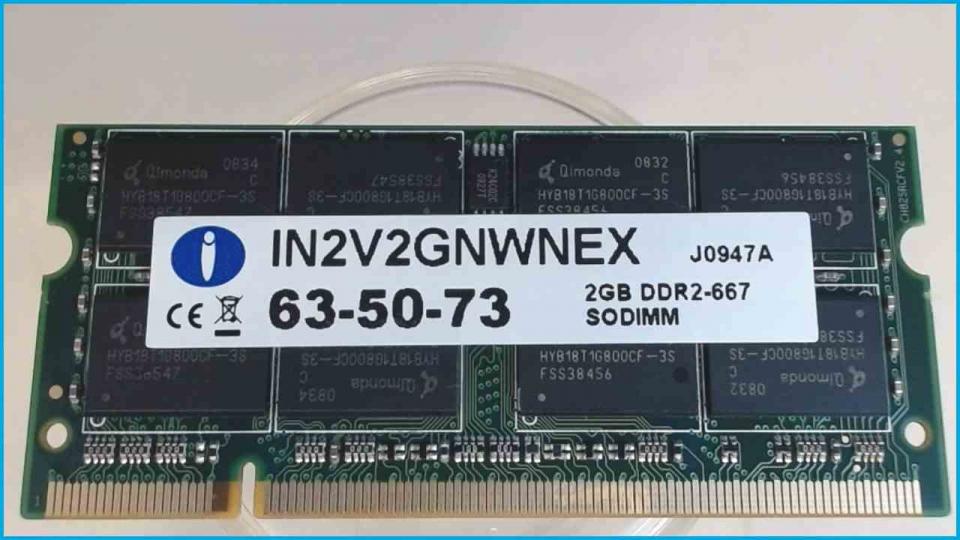 2GB DDR2 Arbeitsspeicher RAM 667 SODIMM Inspiron 1520