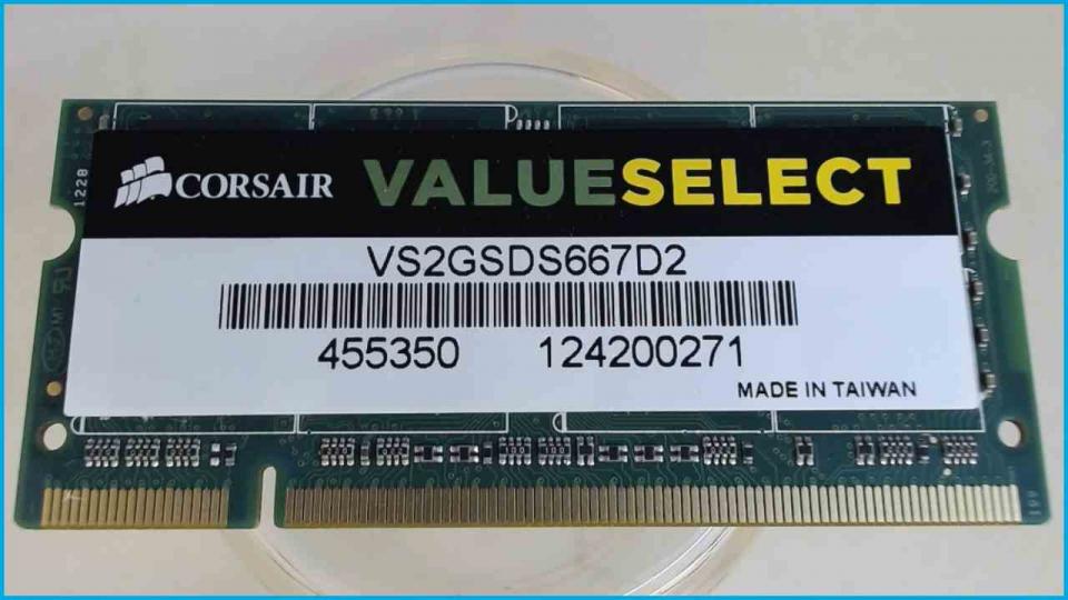 2GB DDR2 Arbeitsspeicher RAM Corsair PC2-5300 667MHz Asus PRO31S