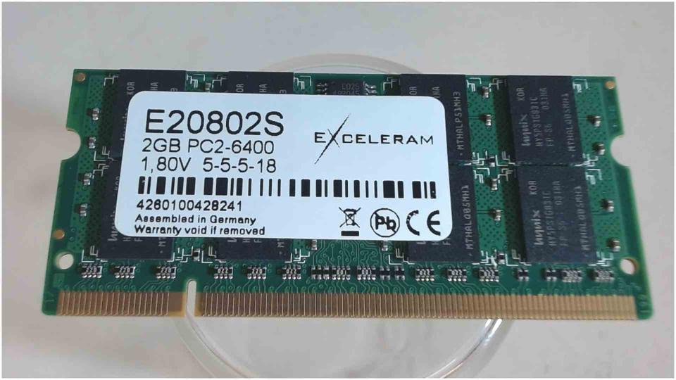 2GB DDR2 Arbeitsspeicher RAM Exceleram PC2-6400 5-5-5-18 Lifebook E8410 -2