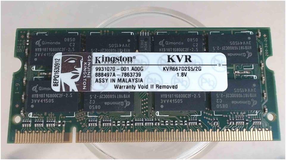 2GB DDR2 Arbeitsspeicher RAM Kingston PC2-5300 667 Celsius H240 WB2