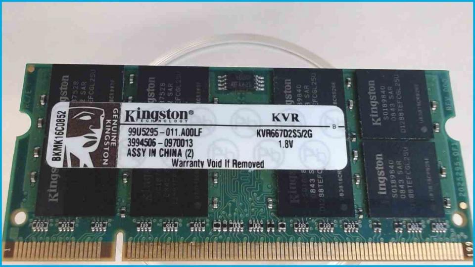 2GB DDR2 Arbeitsspeicher RAM Kingston PC2-5300 667 Terra Mobile 1744 WTI M771S