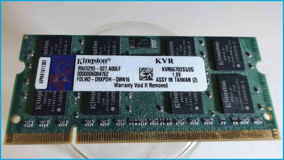 2GB DDR2 Arbeitsspeicher RAM Kingston PC2-5300 667 Thinkpad T61 -3