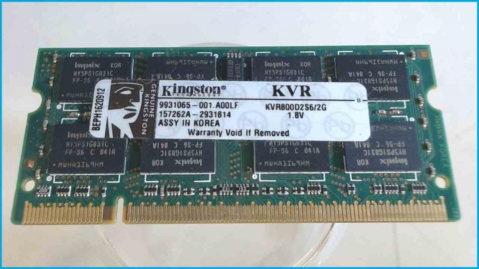 2GB DDR2 Arbeitsspeicher RAM Kingston PC2-6400 Dell XPS M1710 PP05XB
