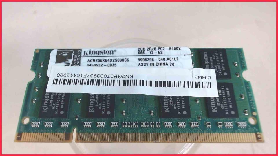 2GB DDR2 Arbeitsspeicher RAM Kingston PC2-6400S Aspire 5738ZG MS2264 -2