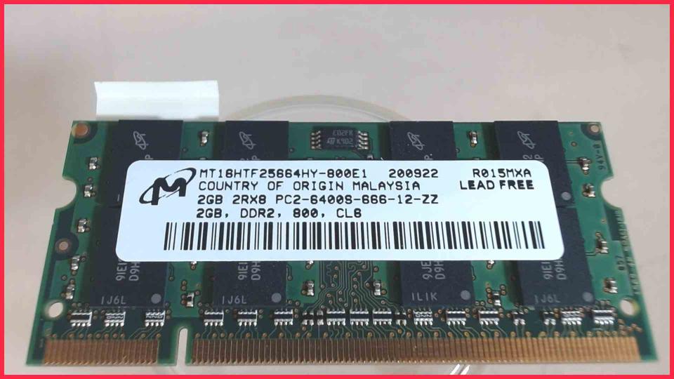 2GB DDR2 Arbeitsspeicher RAM Micron PC2-6400S-666-12-ZZ HP Presario CQ60-410EG