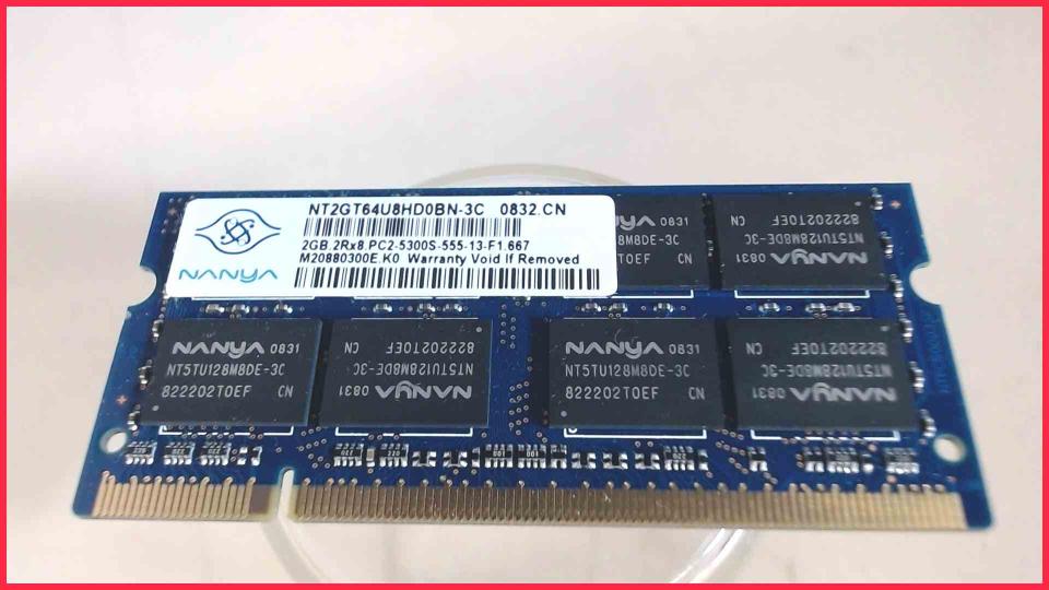 2GB DDR2 Arbeitsspeicher RAM Nanya PC2-5300S Acer Aspire 6530G ZK3 -4