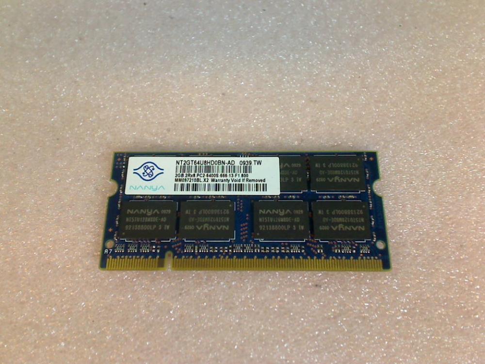 2GB DDR2 Arbeitsspeicher RAM Nanya PC2-6400S Asus K50AF