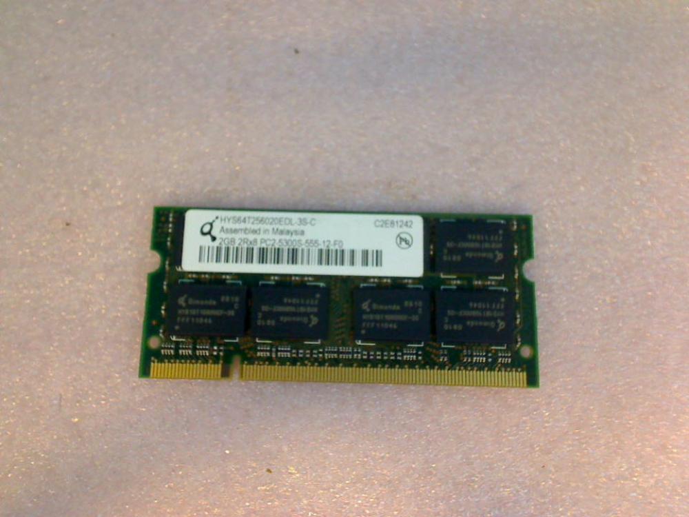 2GB DDR2 Arbeitsspeicher RAM PC2-5300S-555-12-FD Sony VGN-SZ770N PCG-6W1L