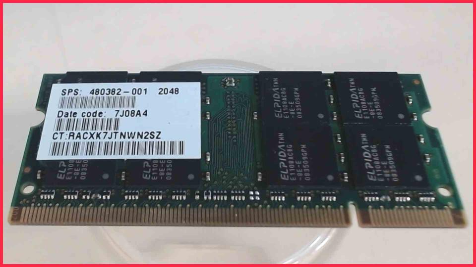 2GB DDR2 Arbeitsspeicher RAM PC2-6400S-666 12-E1 HP Pavilion DV7 dv7-1105eg