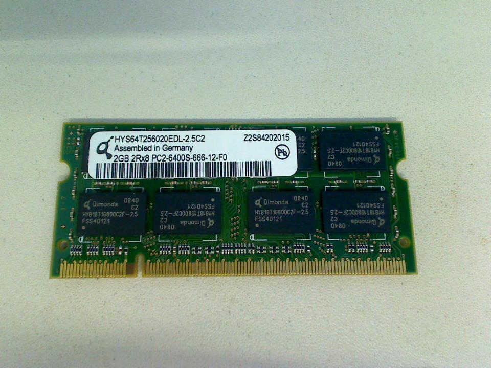 2GB DDR2 Arbeitsspeicher RAM PC2-6400S-666-12-F0 Sony Vaio VGN-NS21M PCG-7154M