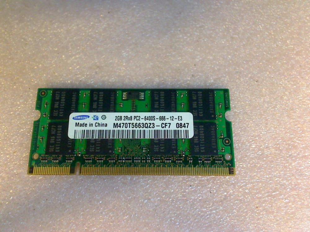 2GB DDR2 Arbeitsspeicher RAM PC2-6400S SODIMM Samsung R620 NP-R620H