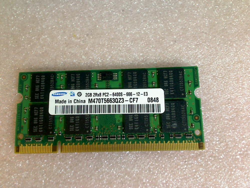 2GB DDR2 Arbeitsspeicher RAM PC2-6400S Samsung Dell Vostro 1520 PP36L