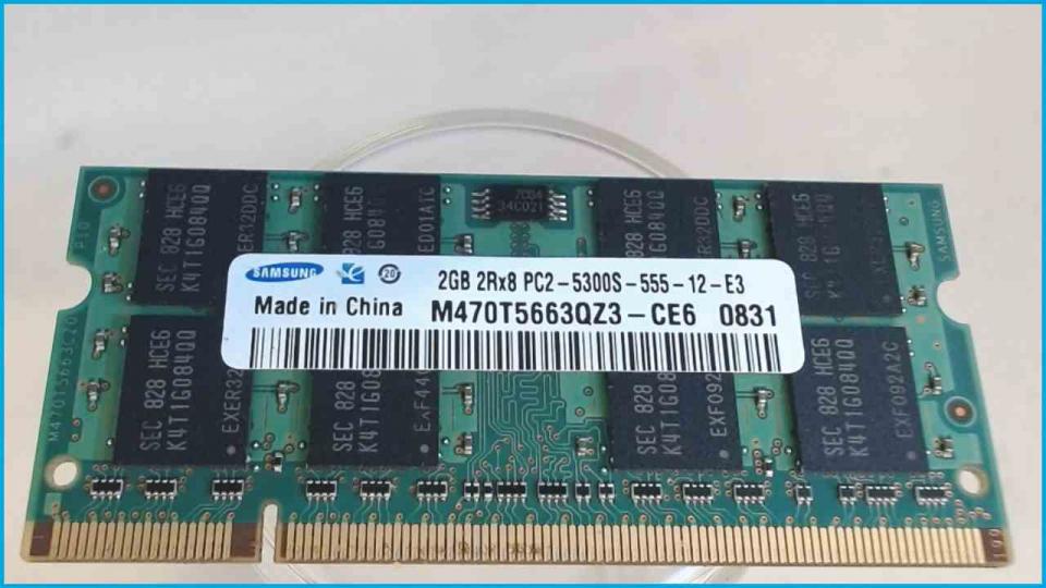 2GB DDR2 Arbeitsspeicher RAM Samsung PC2-5300S-555-12-E3 Amilo Pi 2540 P55IM5