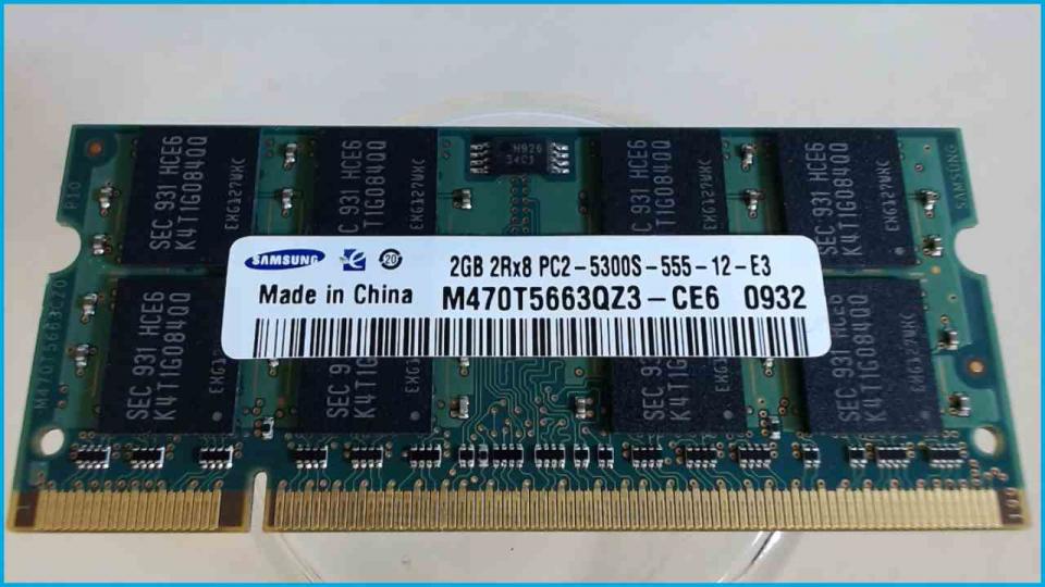 2GB DDR2 Arbeitsspeicher RAM Samsung PC2-5300S-555-12-E3 Amilo Xa1526 XTB70 -4