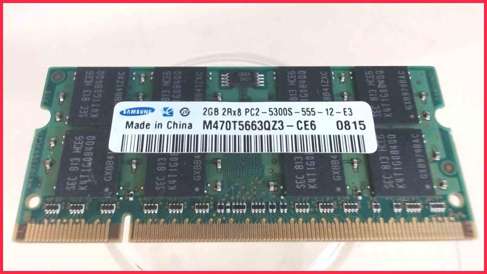 2GB DDR2 Arbeitsspeicher RAM Samsung PC2-5300S-555-12-E3 Asus X51R -2