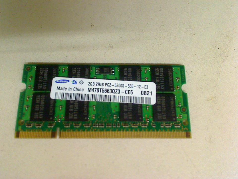 2GB DDR2 Arbeitsspeicher RAM Samsung PC2-5300S-555-12-E3 HP Compaq 8510P -2