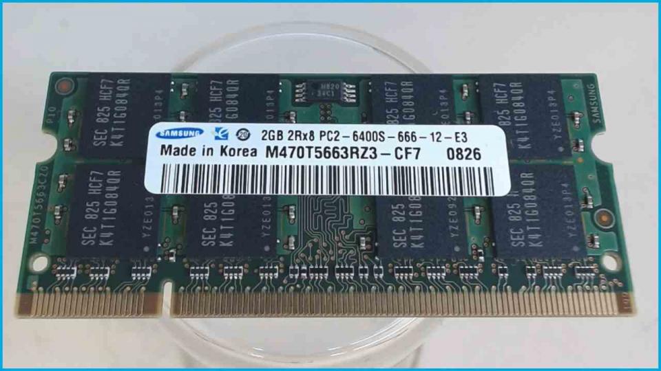 2GB DDR2 Arbeitsspeicher RAM Samsung PC2-6400S-12-E3 Asus X57V -2