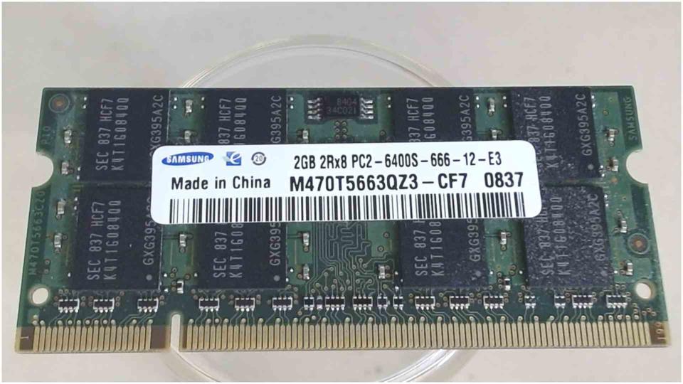 2GB DDR2 Arbeitsspeicher RAM Samsung PC2-6400S-666-12-E3 Amilo Li 3910 EF9