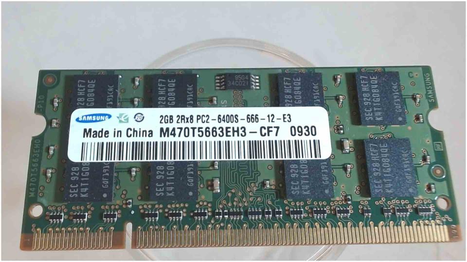 2GB DDR2 Arbeitsspeicher RAM Samsung PC2-6400S-666-12-E3 Samsung NP-R522H -2