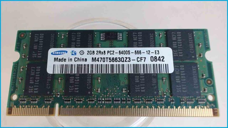 2GB DDR2 Arbeitsspeicher RAM Samsung PC2-6400S-666-12-E3 Satellite L300-226