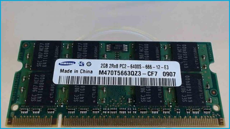 2GB DDR2 Arbeitsspeicher RAM Samsung PC2-6400S-666-12-E3 Satellite L300D-21L